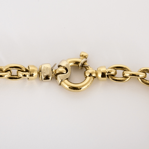 Collier Collier maille forçat en or jaune 58 Facettes ChaineForcat6,5