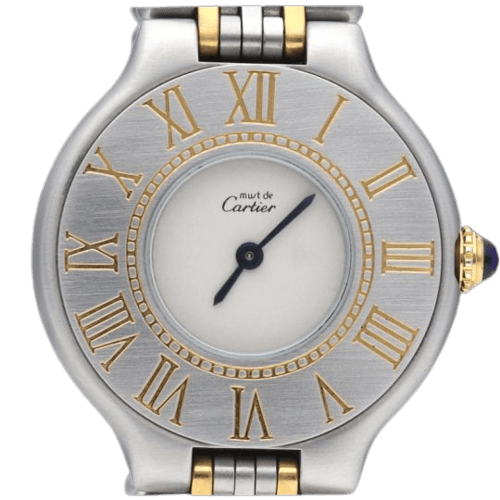 Montre Cartier Must 21 - Montre femme en or jaune et acier 58 Facettes MT42256