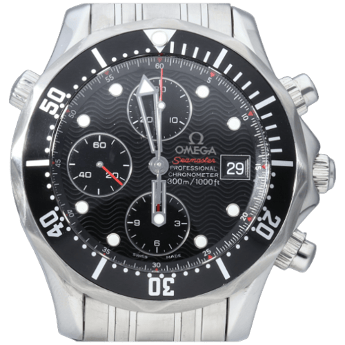 Montre Omega Seamaster - Montre Diver 300M Chronograph en acier 58 Facettes MT47379