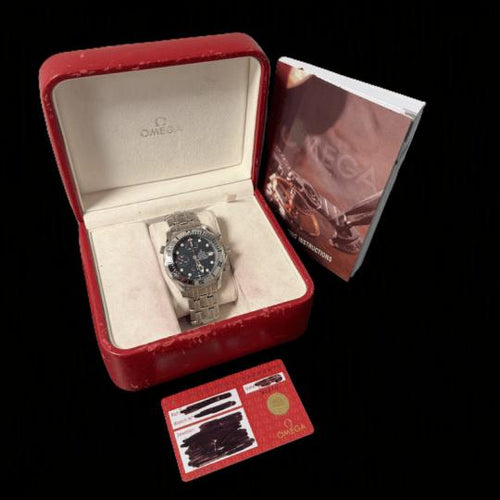 Montre Omega Seamaster - Montre Diver 300M Chronograph en acier 58 Facettes MT47411