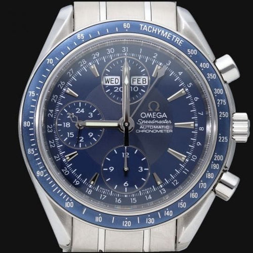 Montre Omega Speedmaster - Montre Day Date Chronograph en acier 58 Facettes MT47398
