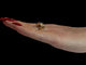 Bague et pendentif en or jaune, diamants et saphirs, certifiés IGI 58 Facettes PA1523