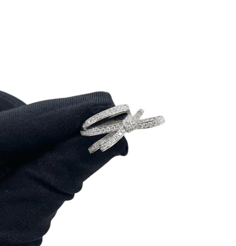 Chanel Ribbon - White gold and diamond ring 