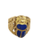 Bague 49 Bague scarabée gravée en émail et or jaune 58 Facettes CV-090