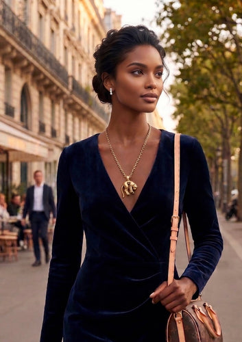 Collier Cartier Panthère - Collier pendentif en or jaune 18 carats et diamants 58 Facettes F38