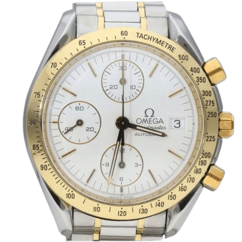 Montre Omega Speedmaster Date - Montre en or jaune et acier 58 Facettes MT47401