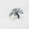 53 Boucheron Héra, Le Paon - Bague en or gris, saphirs et diamants 58 Facettes 58FC61