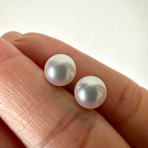 Boucles d'oreilles AITCHES Underwater - Boucles d'oreilles en or blanc et perles Akoya 58 Facettes GER1323WG