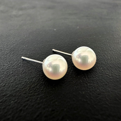 Boucles d'oreilles AITCHES Underwater - Boucles d'oreilles en or blanc et perles Akoya 58 Facettes GER1323WG