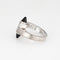 Bague 53 Cartier Menotte - Bague en or blanc 18 ct et onyx, taille 53 58 Facettes G13580