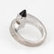 Bague 53 Cartier Menotte - Bague en or blanc 18 ct et onyx, taille 53 58 Facettes G13580