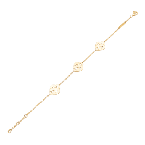 Bracelet Poiray Cœur entrelacé - Bracelet multi en or jaune 58 Facettes 35883