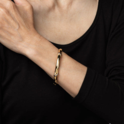 Bracelet Cartier Trinity - Bracelet jonc en or jaune 18 carats 58 Facettes G13611