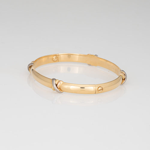 Bracelet Cartier Trinity - Bracelet jonc en or jaune 18 carats 58 Facettes G13611