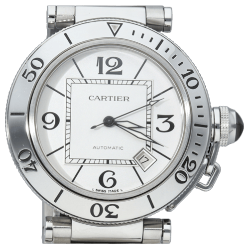 Cartier Pasha Seatimer - Montre en acier 58 Facettes MT47459