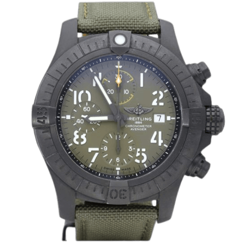 Breitling Avenger - Montre chronographe 45 Night Mission 58 Facettes MT47260
