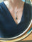 Collier Art déco - Collier négligé en platine, saphir et diamants 58 Facettes 01378