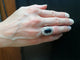 Bague 52 Art déco Pompadour - Bague en platine, saphir et diamants 58 Facettes 01376