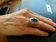 Bague 52 Art déco Pompadour - Bague en platine, saphir et diamants 58 Facettes 01376
