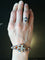 Bracelet Bracelet ancien en or jaune, émail, perles et diamants 58 Facettes 01380