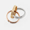 Bague 52 Cartier Trinity - Bague en trois ors et diamants 58 Facettes 327
