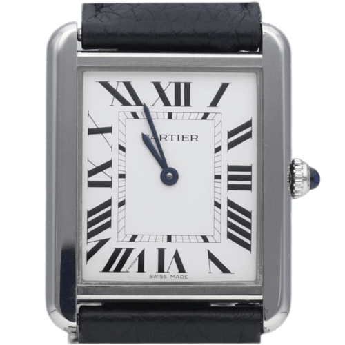 Montre Cartier Tank Solo - Montre en acier 58 Facettes MT47467