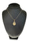Pendentif traditionnel portugais en or jaune 19 carats 58 Facettes P1830D