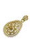 Pendentif traditionnel portugais en or jaune 19 carats 58 Facettes P1830D