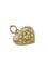 Pendentif traditionnel portugais cœur en or jaune 19 carats 58 Facettes P1831D
