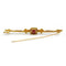 Broche Broche barrette en or jaune, diamants et grenat 58 Facettes 260186R