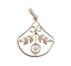 Art nouveau - Pendentif fleur en or 18k, platine, perles et diamants 58 Facettes A07588
