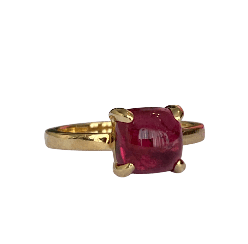 50 Tiffany & Co. Paloma Picasso - Bague en or jaune et tourmaline rubellite 58 Facettes ring