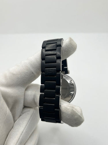 Montre Cartier Pasha Seatimer - Montre en acier cadran noir 58 Facettes 2141