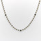 Necklace 14K gold chain necklace and black diamonds 58 Facettes 11167