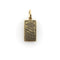 Mechanical birthday pendant in 14K gold and enamel 58 Facettes 11173