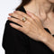 Bague 52 Bague cocktail vintage - dôme ajouré en or jaune 14 carats et diamants 58 Facettes G13622