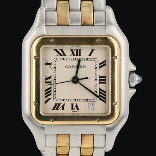 Cartier Panthère - Montre en or jaune et acier 58 Facettes MT47446