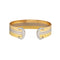 Bracelet Cartier C de Cartier - Bracelet manchette Double C en or tricolore 18k et diamants 58 Facettes G13728