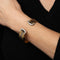 Bracelet Cartier C de Cartier - Bracelet manchette Double C en or tricolore 18k et diamants 58 Facettes G13728