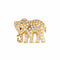 Broche Cartier - Broche éléphant vintage en or jaune 18 carats et diamants 58 Facettes G13738