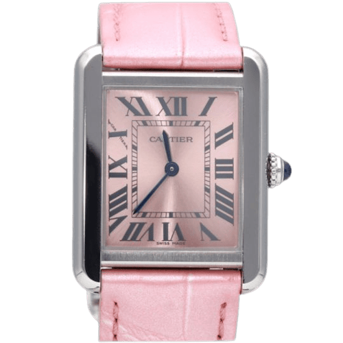 Cartier Tank Solo - Montre quartz en cuir 58 Facettes MT47463