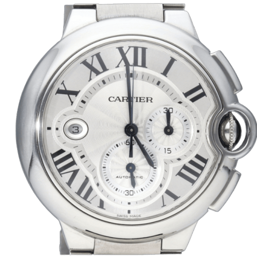 Cartier Ballon Bleu - Montre chronographe en acier