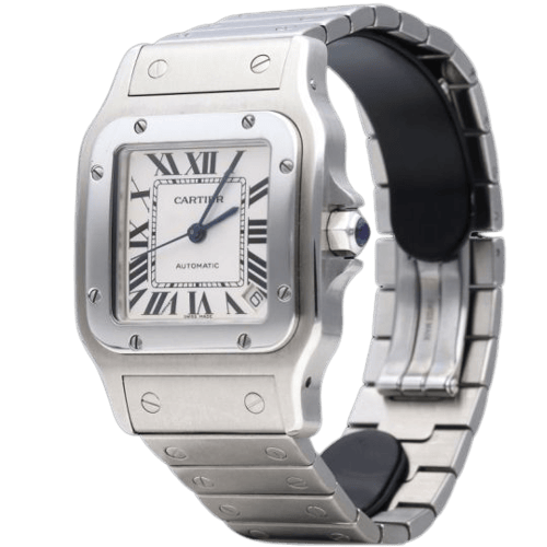 Cartier Santos Galbée XL - Montre en acier 58 Facettes MT47654