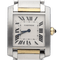 Cartier Tank Française - Montre en or jaune et acier 58 Facettes MT47629