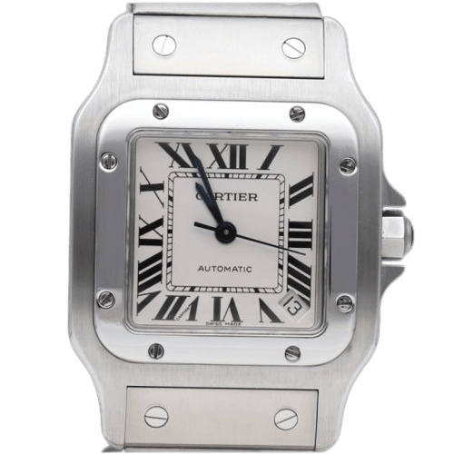 Cartier Santos Galbée XL - Montre en acier 58 Facettes MT47634
