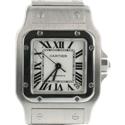 Cartier Santos Galbée XL - Montre en acier 58 Facettes MT47637