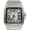 Cartier Santos Galbée XL - Montre en acier 58 Facettes MT47637