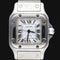 Cartier Santos - Montre en acier 58 Facettes MT47639
