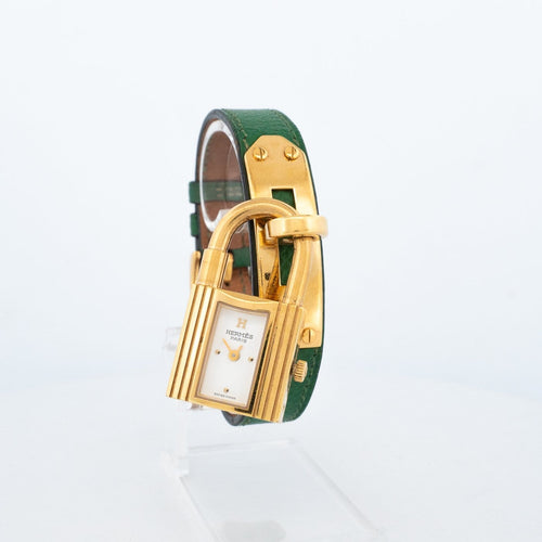 Montre Hermès Kelly - Montre en acier plaqué or, cadran ivoire 58 Facettes 563