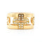 Bague 52 Bulgari Parentesi - Bague en or jaune et diamants 58 Facettes 632A26_M